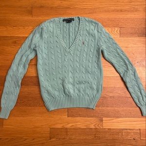 Vintage Polo Ralph Lauren Sport Women's Cable Knit Sweater